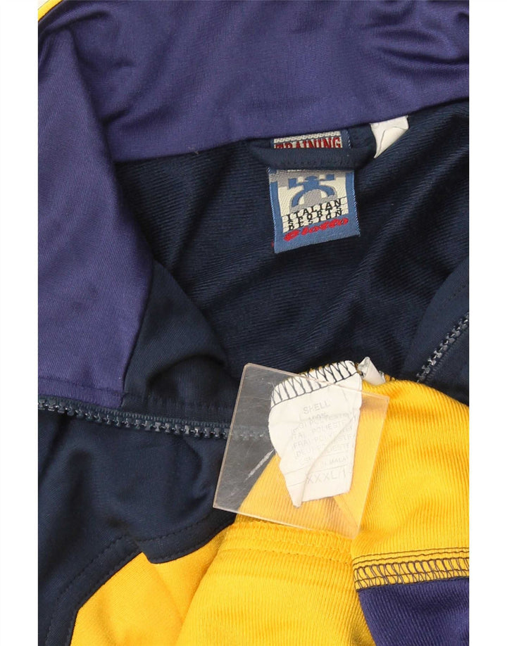 Giacca da tuta da donna Lotto UK 22 3XL Poliestere color block blu navy