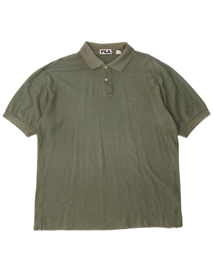 Polo Uomo Fila IT 56 XL Cotone Verde