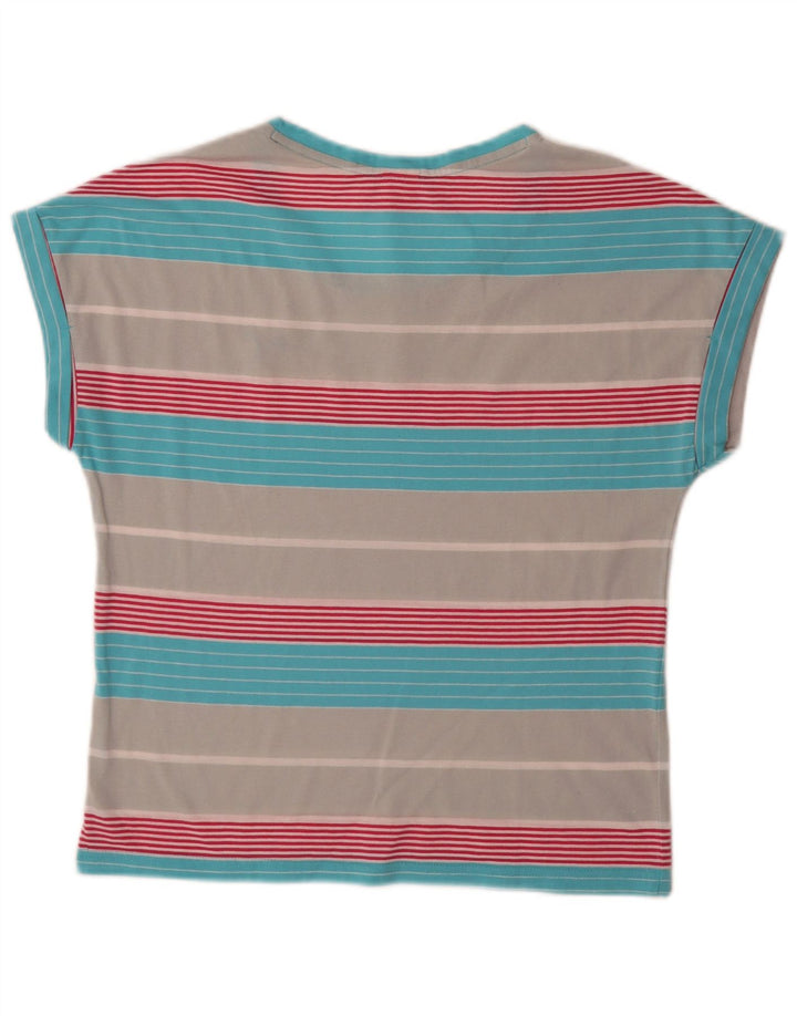 T-shirt da donna Puma UK 12 media a righe multicolore