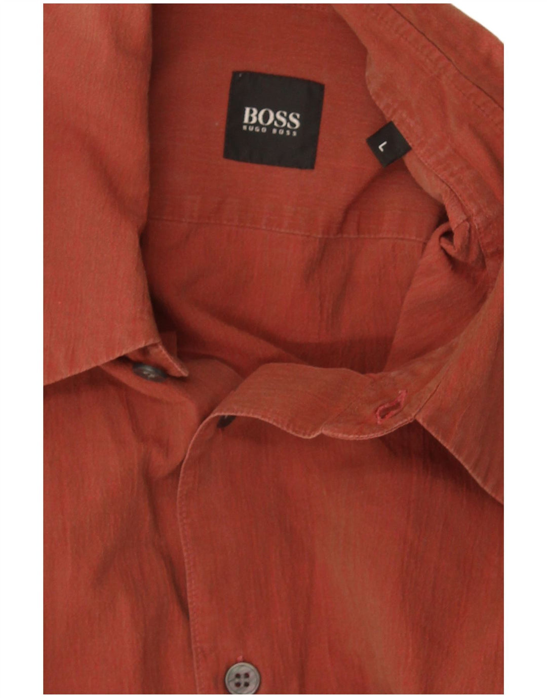 Camicia da uomo Hugo Boss grande marrone