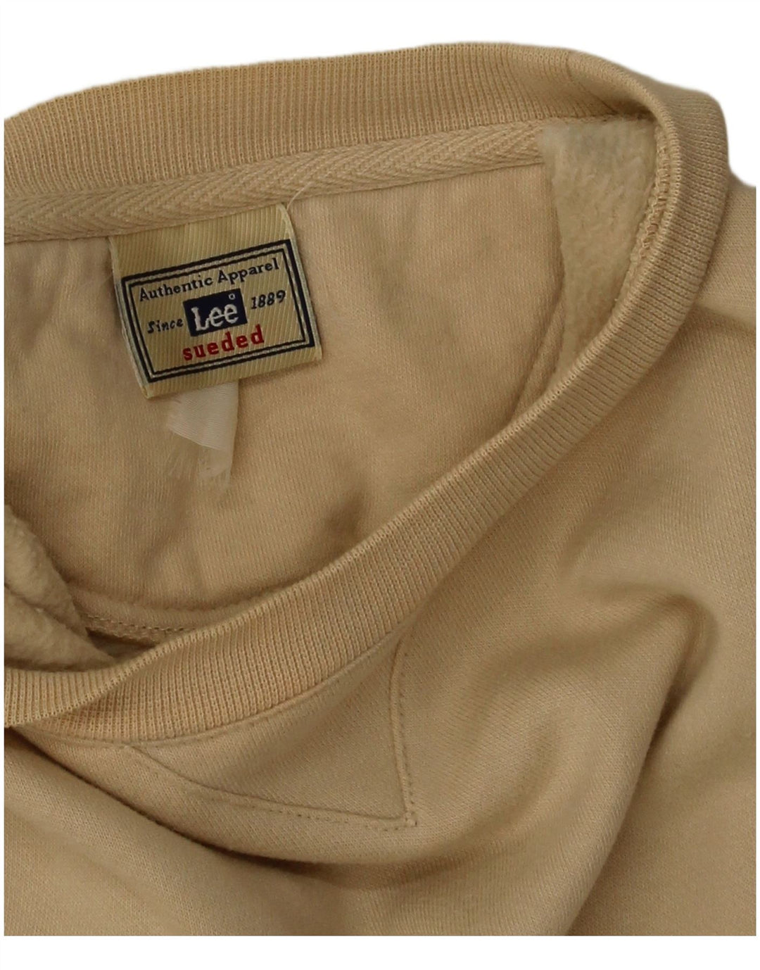 Felpa da uomo Lee Maglione grande beige