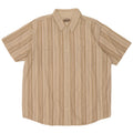 Camicia a maniche corte da uomo Wrangler 2XL a righe beige