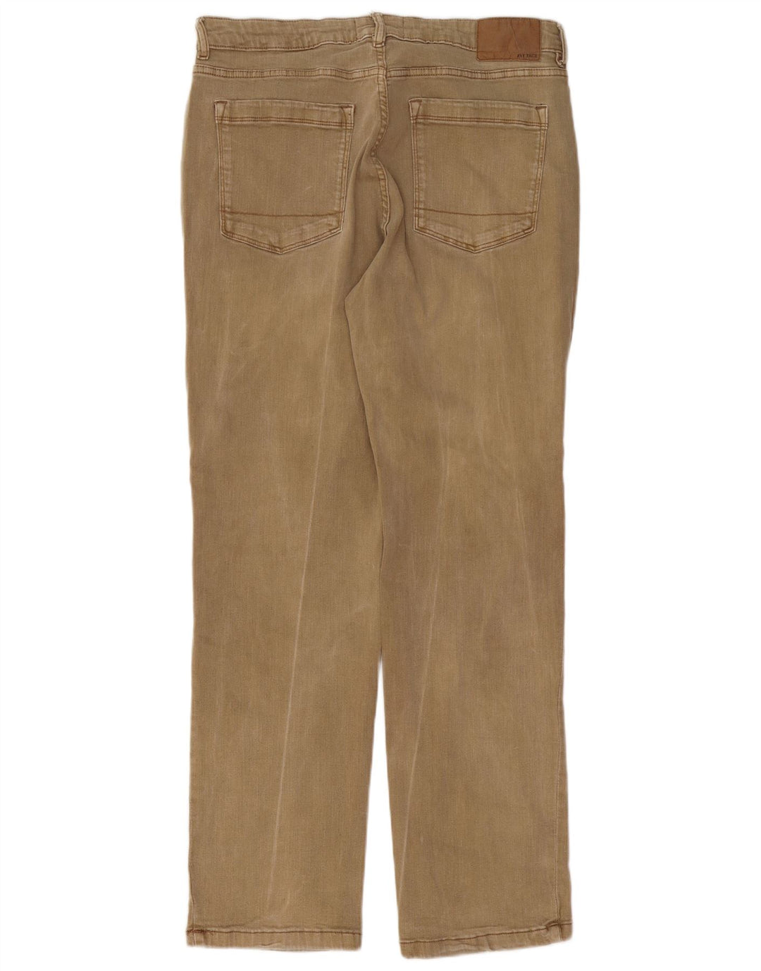 Jeans dritti regolari da uomo Fat Face W38 L32 cotone beige