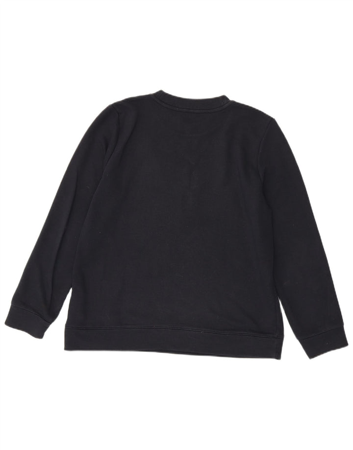 Felpa grafica da donna Tommy Hilfiger Maglione UK 14 Medio Blu Navy