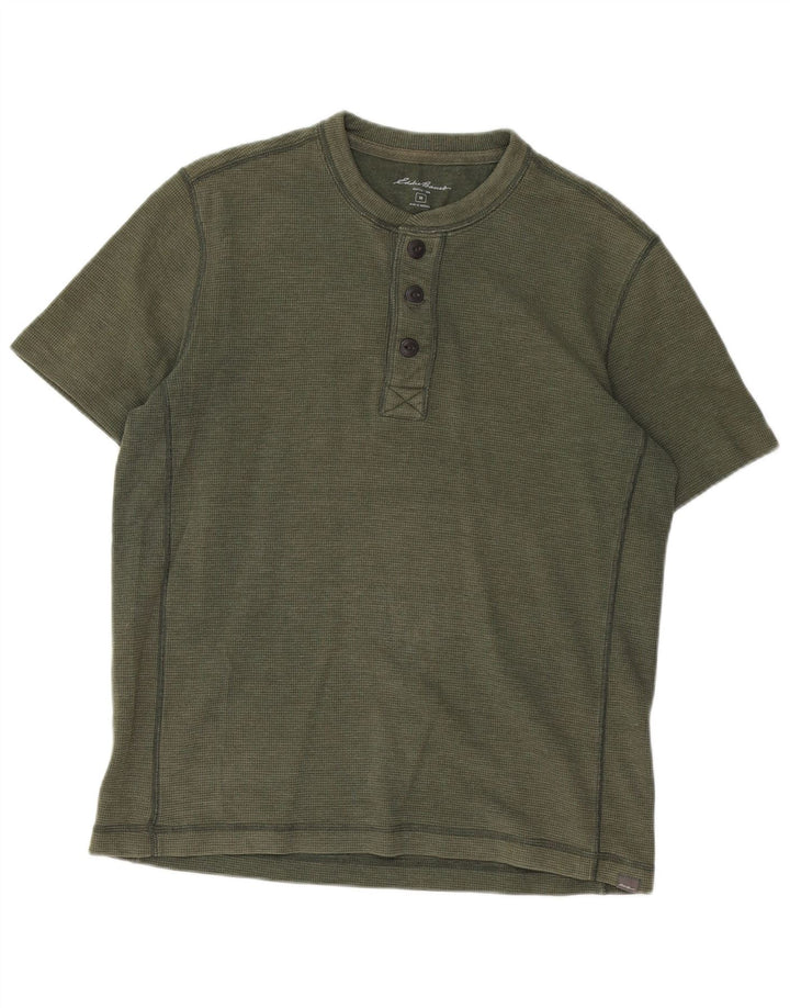 T-shirt da uomo EDDIE BAUER Top in cotone verde medio