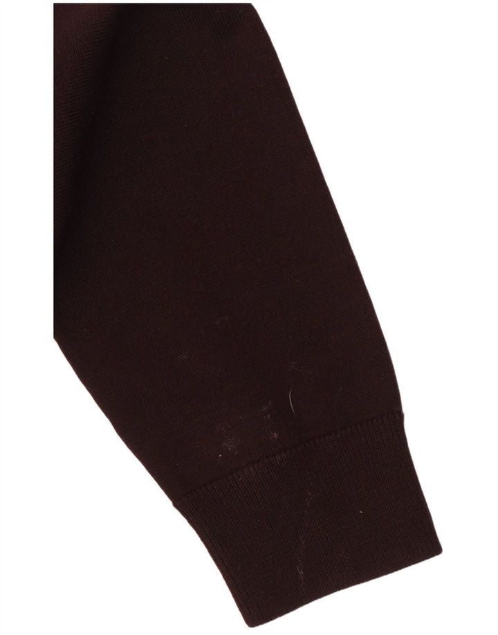 Maglione girocollo da uomo Cos in lana bordeaux media
