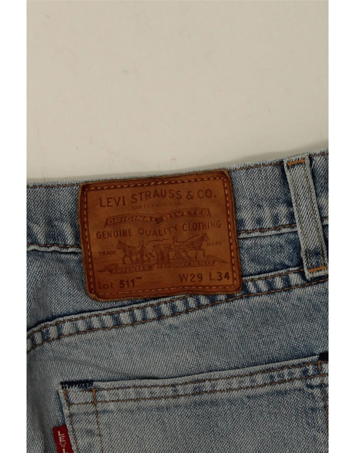 LEVI'S Jeans da uomo 511 slim W29 L31 cotone blu