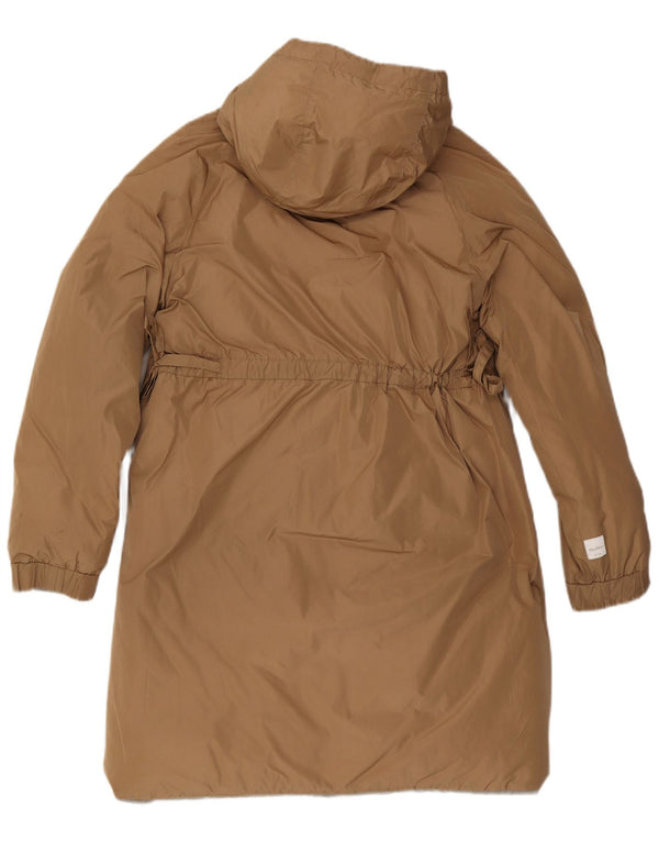 Cappotto imbottito reversibile con cappuccio da donna Max Mara UK 10 Small Beige Poliammide