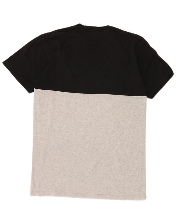 T-shirt da uomo dalla vestibilità classica VANS, in cotone color block grigio medio