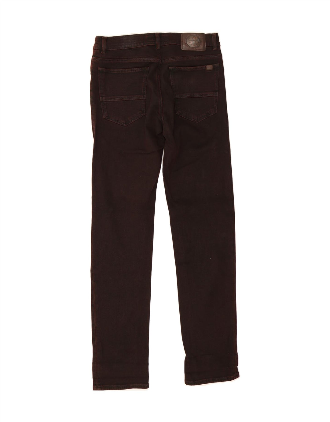 TRUSSARDI Womens Slim Jeans IT 46 Large W32 L32 Brown Cotton Vintage Trussardi and Second-Hand Trussardi from Messina Hembry 