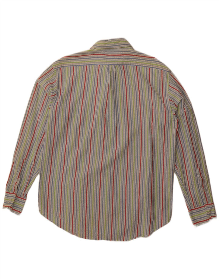 Camicia Boggi Uomo XL Cotone Gessato Multicolore