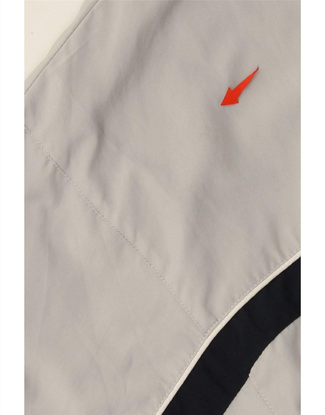 Giacca da ginnastica da uomo Reebok vestibilità ampia, piccola, in poliestere color block grigio