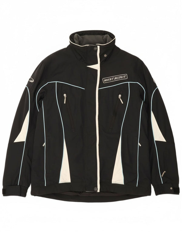 Giacca a vento da donna West Scout UK 16 Large in nylon color block nero