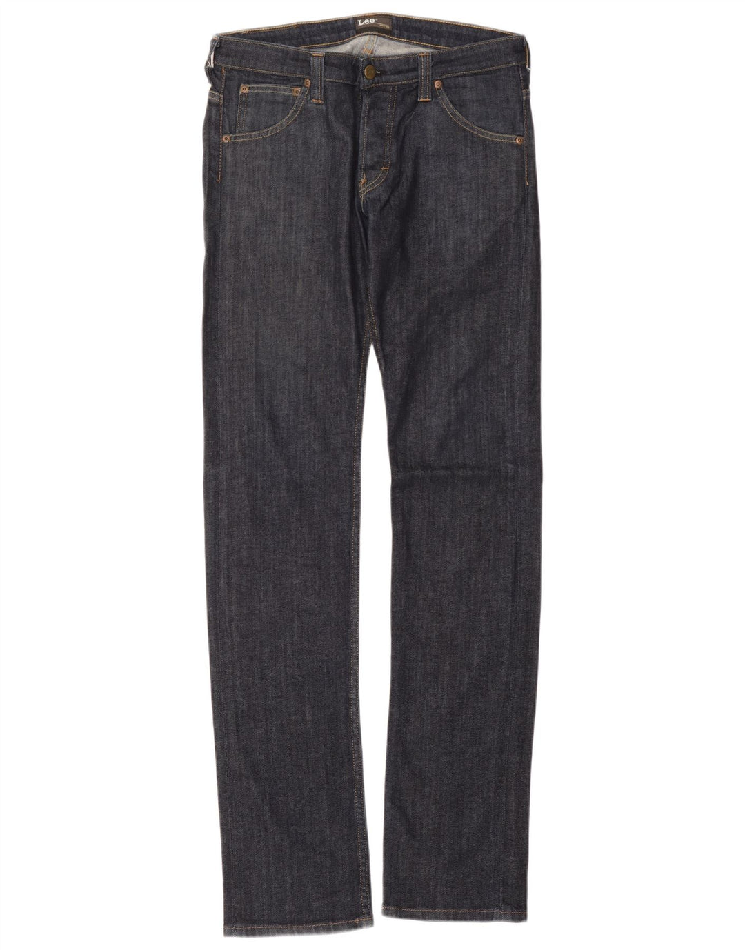 Jeans Lee Powell dritti slim da donna W32 L36 cotone blu navy