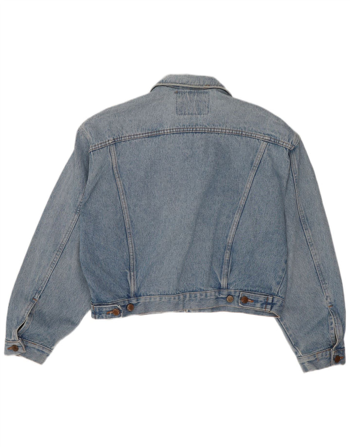 Giacca di jeans corta da uomo Wild UK 38 Cotone blu medio