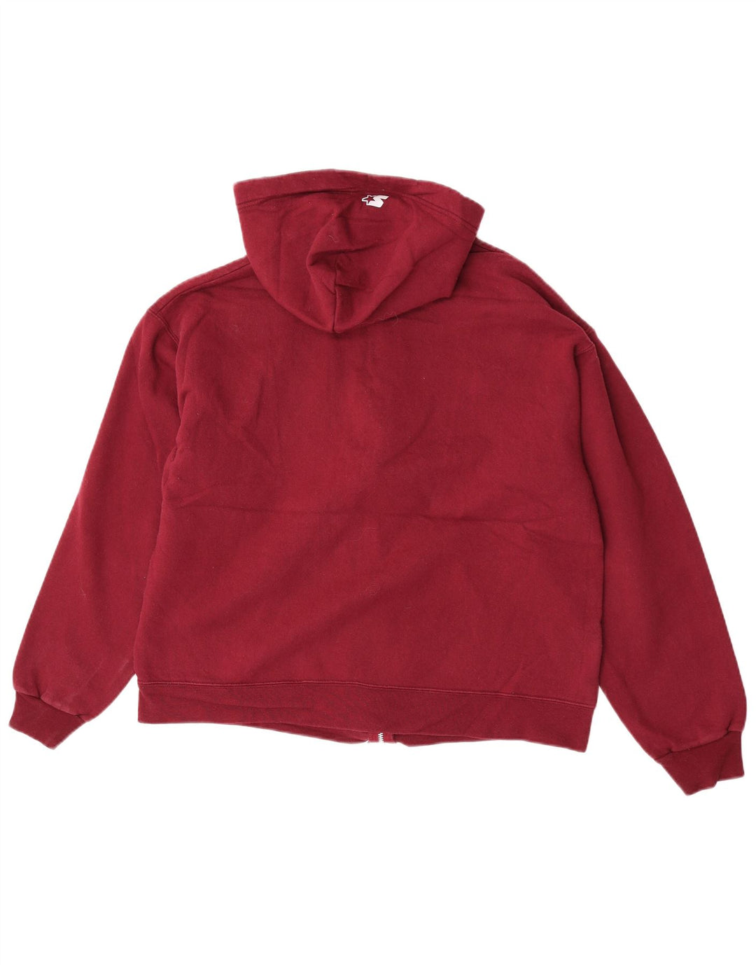 Maglione con cappuccio e zip vestibilità ampia da donna Starter UK 14 Medium Maroon