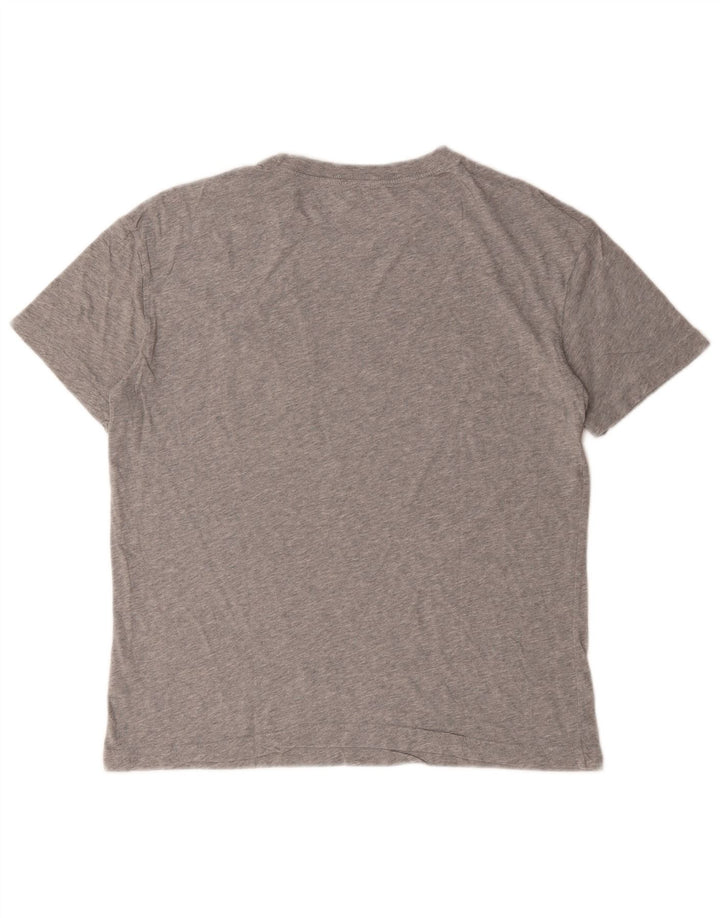T-shirt grafica da uomo Nike Top in cotone chiazzato grigio piccolo