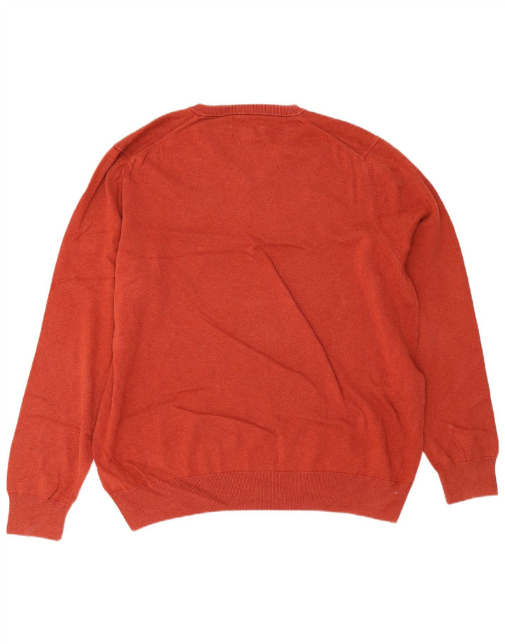 Maglione da uomo con scollo a V Marks & Spencer 2XL cotone marrone