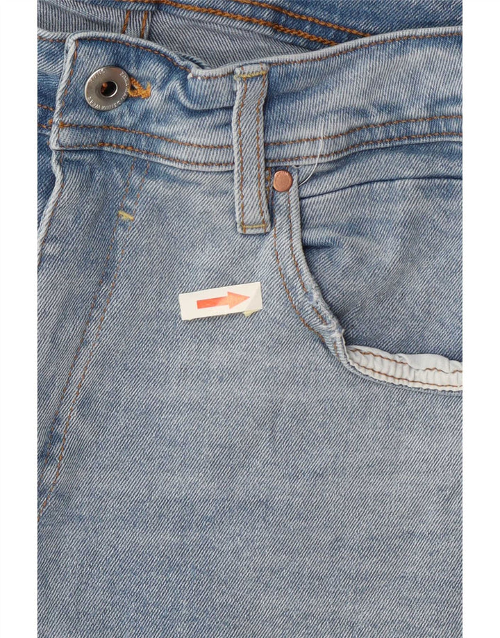 Pantaloncini di jeans da uomo Zara EU 42 Large W32 cotone blu