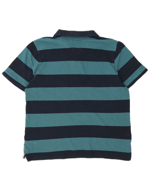 Crew Clothing Polo da uomo 3XL in cotone a righe blu