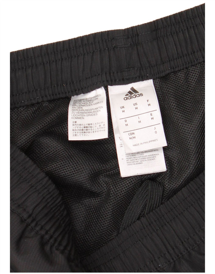 Pantaloni da tuta Adidas Climalite da uomo medio poliestere nero