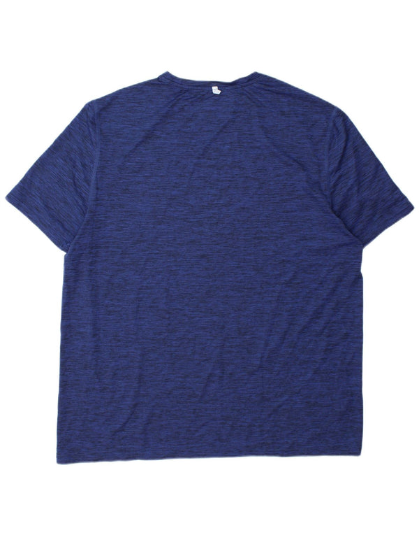 RUSSELL ATHLETIC Maglietta da uomo Dri-Power UK 46/48 XL Blu navy screziato