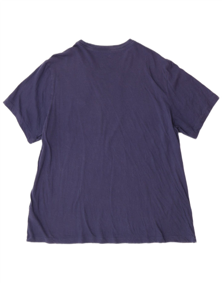T-shirt da uomo Nike Top 2XL cotone blu navy