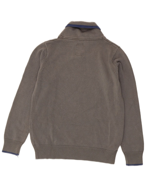 Maglione maglione da uomo con collo a scialle G-Star XL in cotone grigio