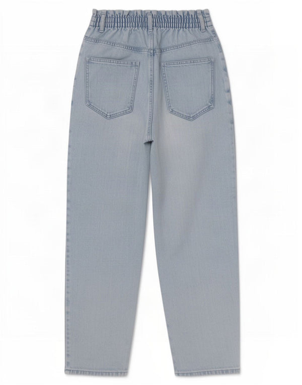 Jeans affusolati a vita alta a palloncino da donna Zara EU 32 2XS W22 L26 Blu