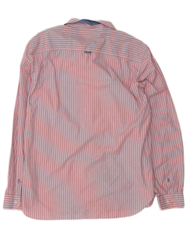 Crew Clothing Camicia slim fit da uomo XL in cotone a righe rosa