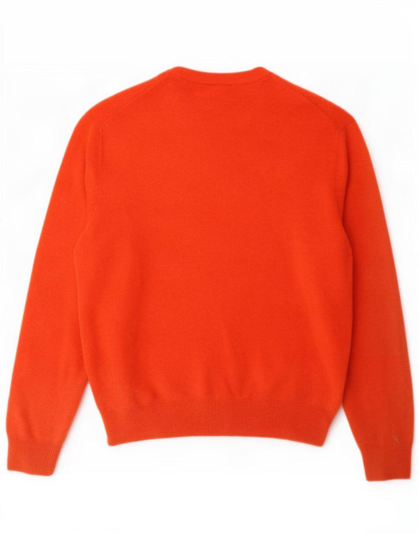 Polo Ralph Lauren Maglione girocollo da uomo in lana arancione medio