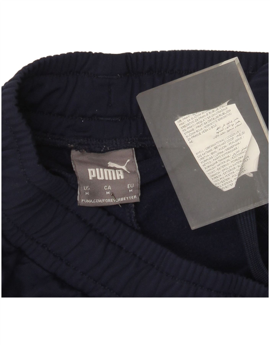 Pantaloni da tuta da donna Puma Joggers UK 12 Medium Blu Navy Poliestere