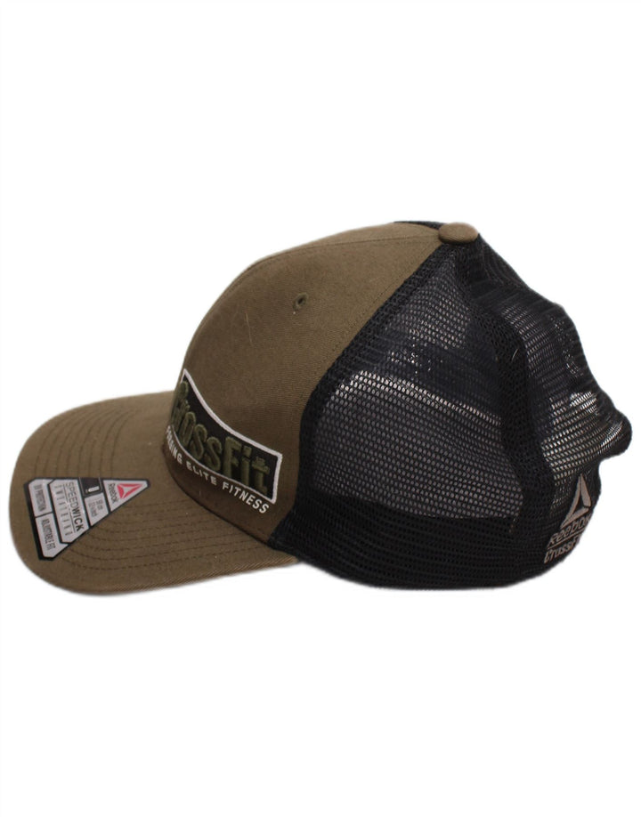 Cappellino Reebok Graphic Trucker da uomo, taglia unica, in cotone color block kaki