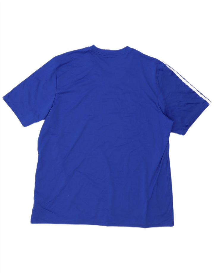 T-shirt ADIDAS da uomo Climalite Top 2XL blu poliestere