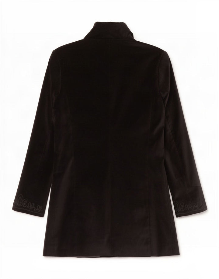 Soprabito Donna Lapo Galleri IT 44 Medio Nero Floreale Cotone