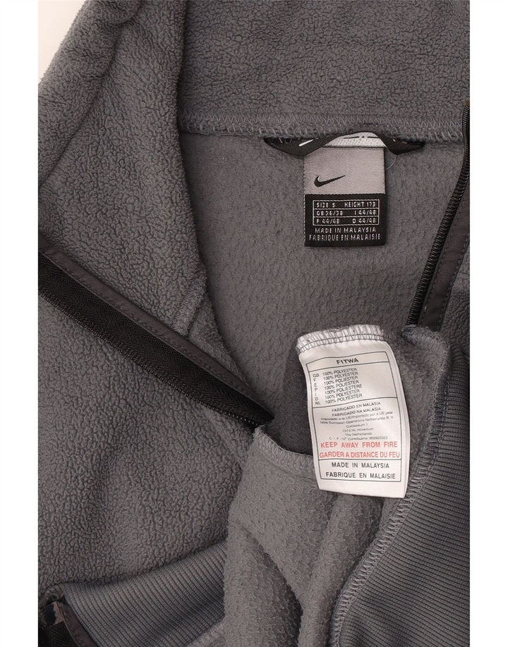 Giacca in pile Nike da uomo UK 36/38 Small Grigio Poliestere