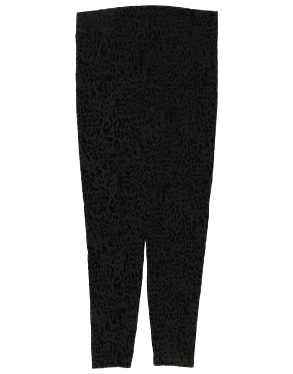 Leggings da donna Marks & Spencer UK 14 Cotone con stampa animalier verde grande