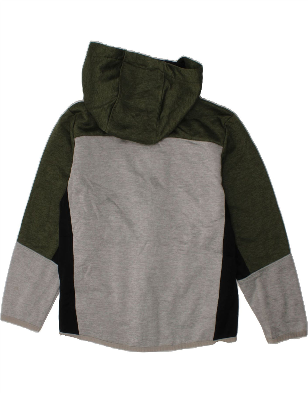 RUSSELL ATHLETIC Boys Dri-Power Zip Hoodie Sweater 7-8 Years Medium Grey Vintage Russell Athletic and Second-Hand Russell Athletic from Messina Hembry 