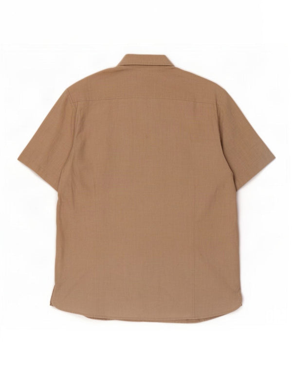 Camicia a maniche corte da uomo Calvin Klein Jeans 2XL Beige