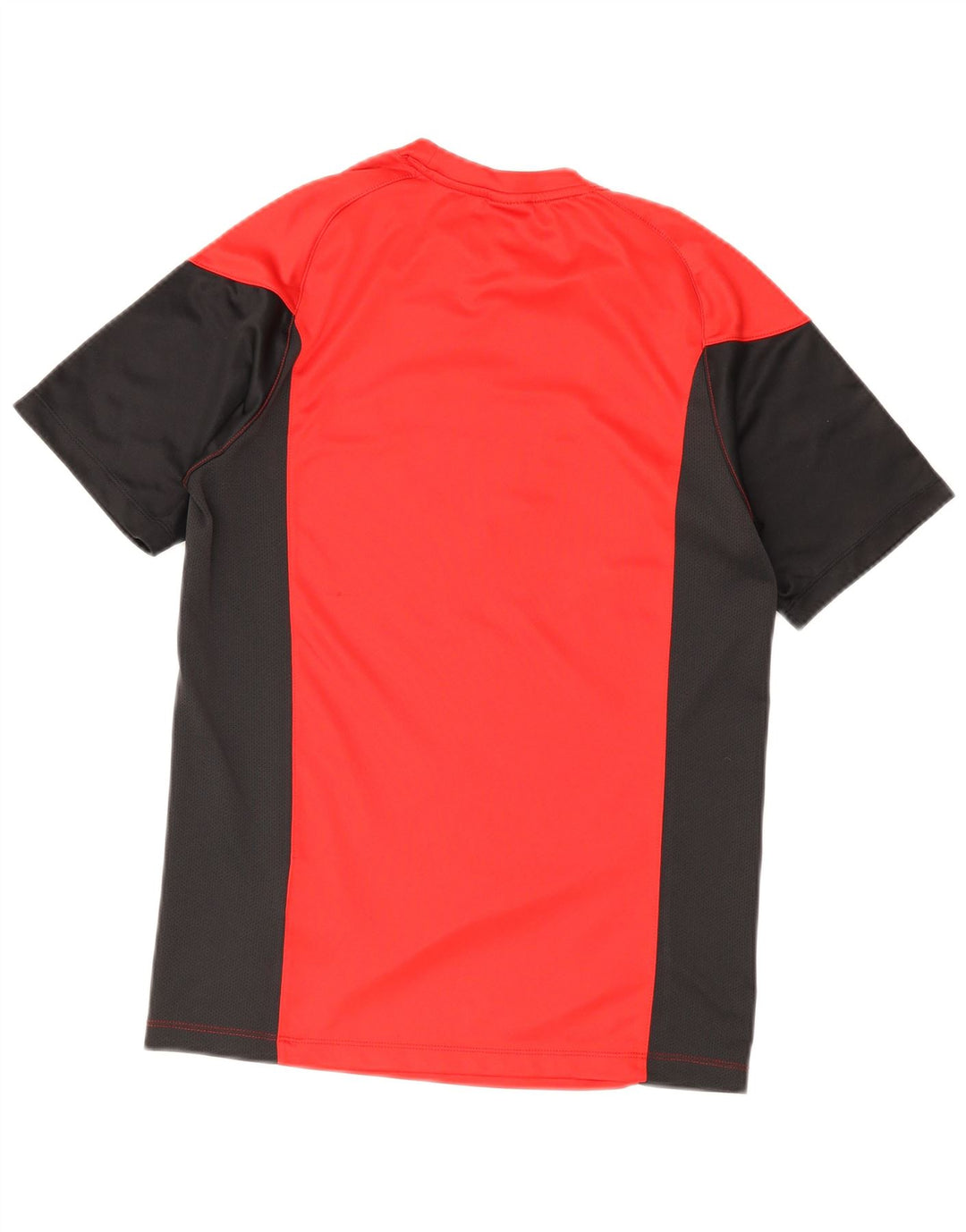 T-shirt grafica Nike Dri Fit da uomo, piccola, in poliestere color block rosso