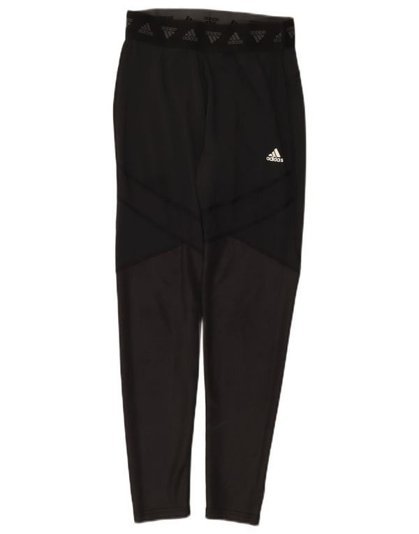 Leggings Adidas Aeroready Graphic da donna UK 12/14 Medio Nero