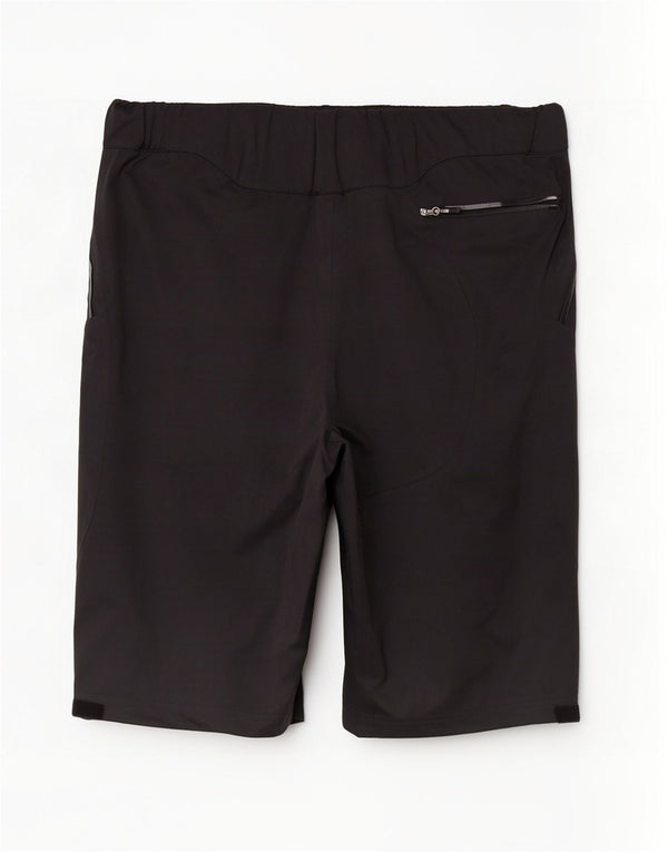 Pantaloncini cargo da escursionismo con grafica da uomo W32 poliestere nero medio