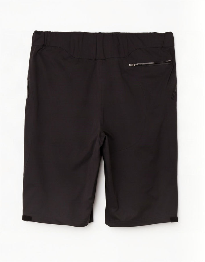 Pantaloncini cargo da escursionismo con grafica da uomo W32 poliestere nero medio