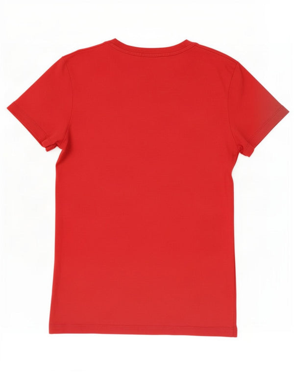 Maglietta grafica da uomo Calvin Klein Jeans Top piccola in cotone rosso