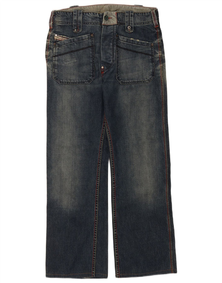Jeans dritti da donna Diesel W29 L28 cotone blu
