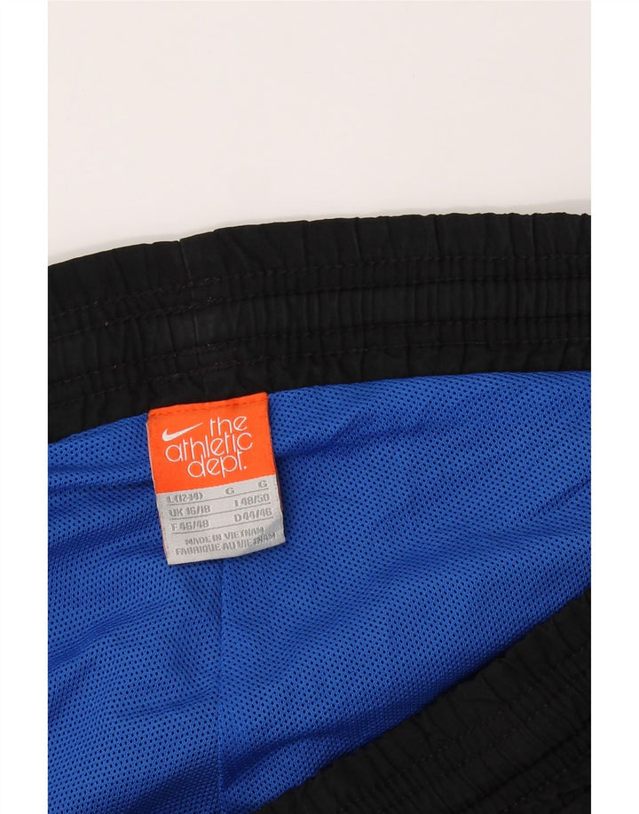 NIKE Womens Bermuda Sport Shorts UK 16/18 Large Black Polyester Vintage Nike and Second-Hand Nike from Messina Hembry 