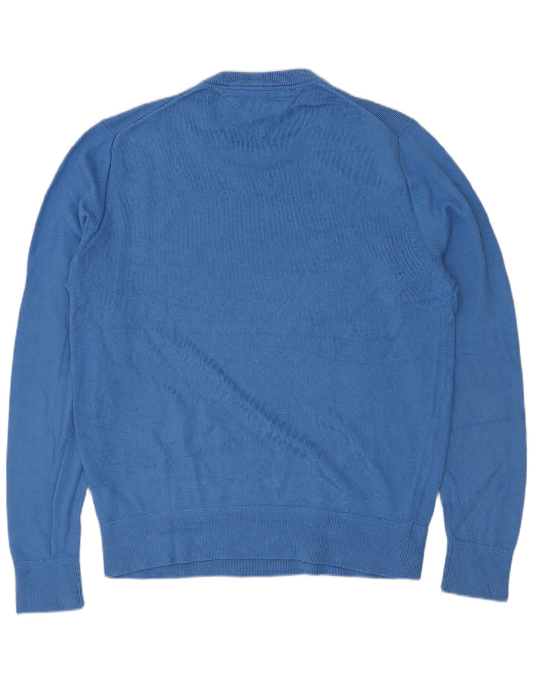 Maglione maglione girocollo da uomo Tommy Hilfiger grande cotone blu