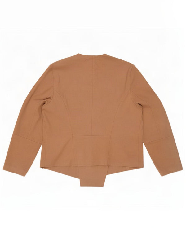Top cardigan aperto da donna Marks & Spencer UK 18 XL Poliestere beige