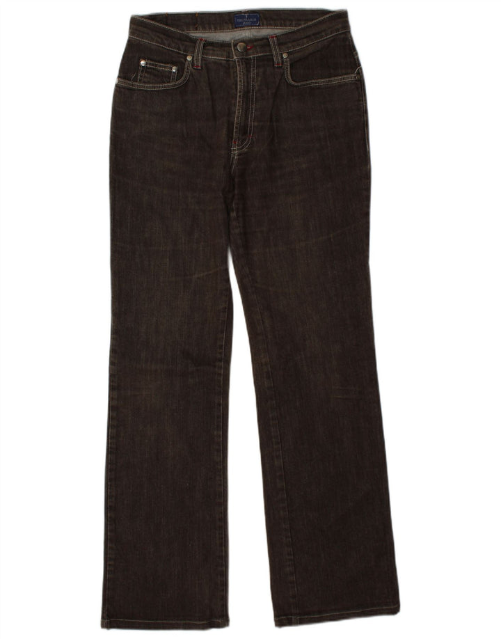 Jeans Dritti Uomo TRUSSARDI W29 L31 Cotone Marrone