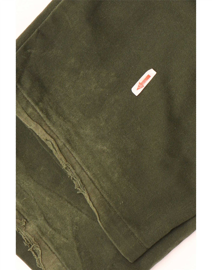 Pantaloni cargo da uomo con pegging Dickies W44 L31 poliestere verde